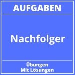 Nachfolger Aufgaben Übungen mit Lösungen PDF