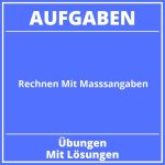 Rechnen Mit Maßangaben Aufgaben mit Lösung Übungen PDF