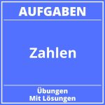 Zählen Aufgaben mit Lösung Übungen PDF